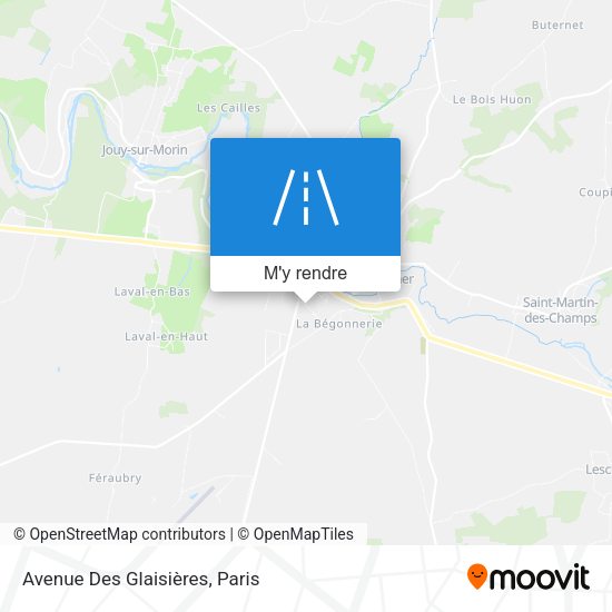 Avenue Des Glaisières plan