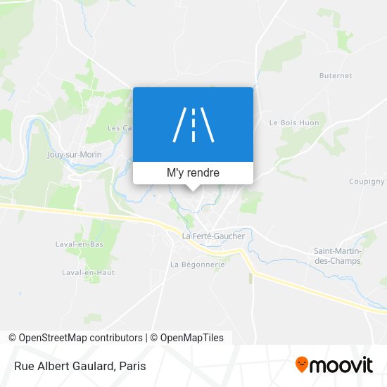 Rue Albert Gaulard plan