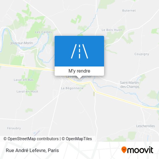 Rue André Lefevre plan