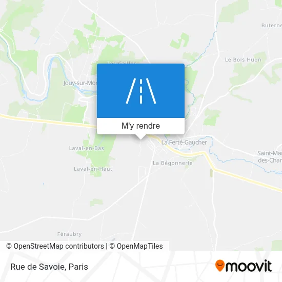 Rue de Savoie plan