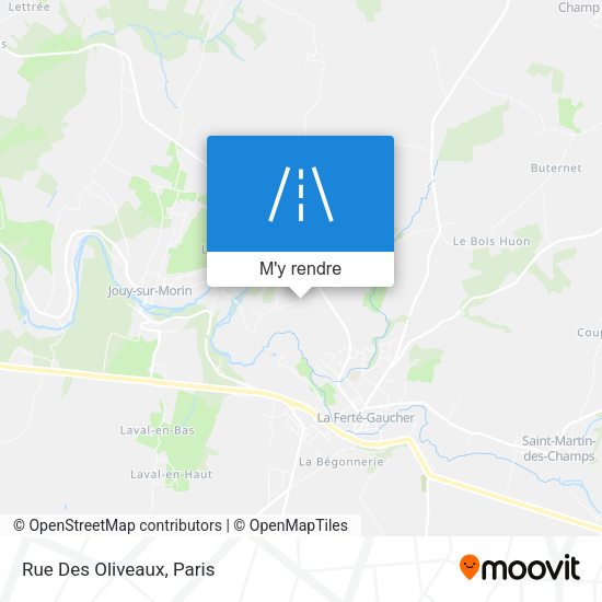 Rue Des Oliveaux plan