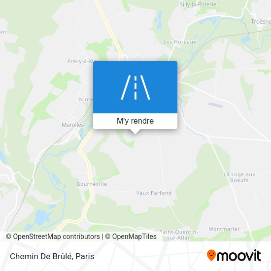 Chemin De Brûlé plan