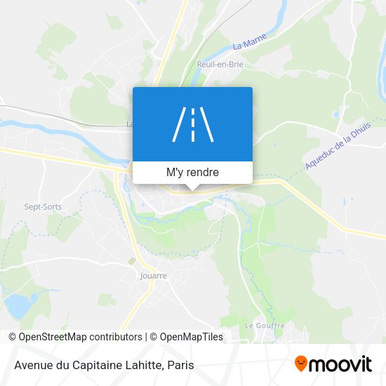 Avenue du Capitaine Lahitte plan