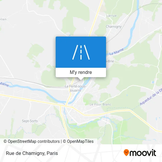 Rue de Chamigny plan