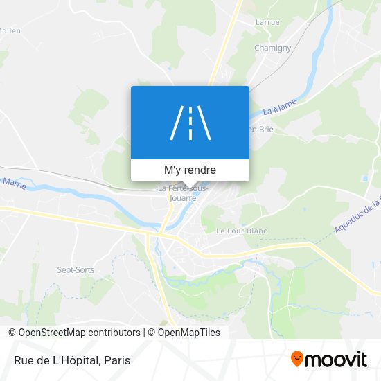 Rue de L'Hôpital plan