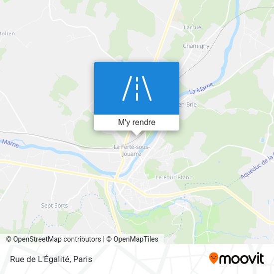 Rue de L'Égalité plan