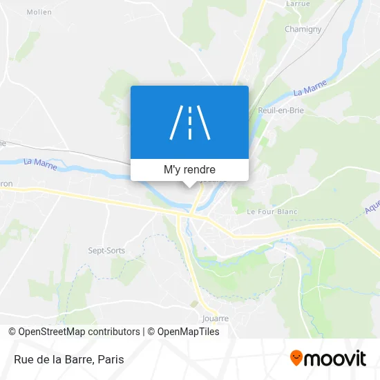 Rue de la Barre plan