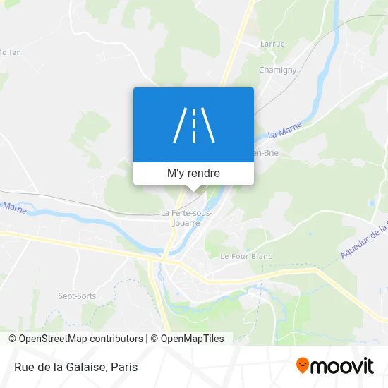 Rue de la Galaise plan