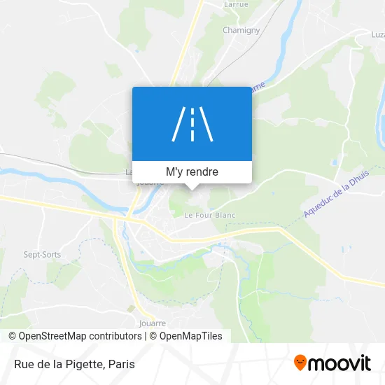 Rue de la Pigette plan