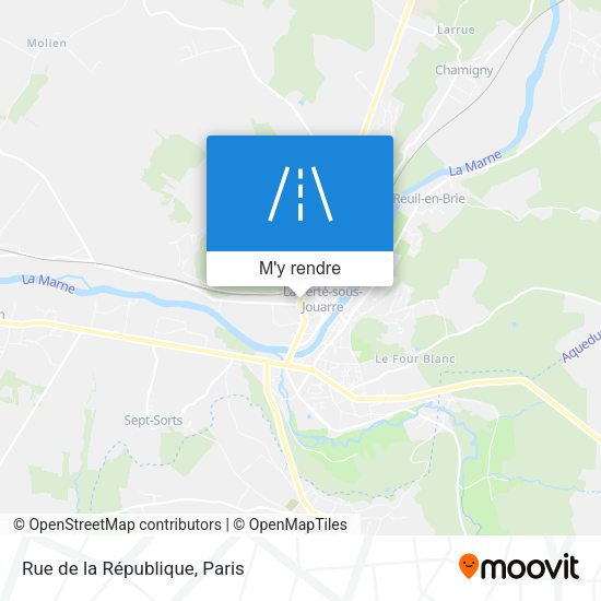 Rue de la République plan