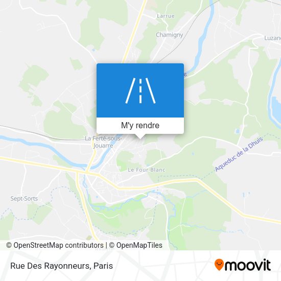 Rue Des Rayonneurs plan
