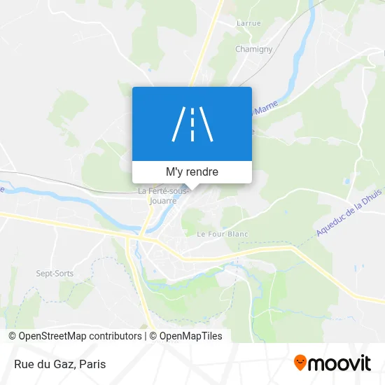 Rue du Gaz plan