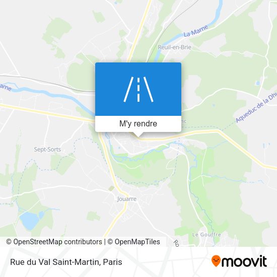 Rue du Val Saint-Martin plan