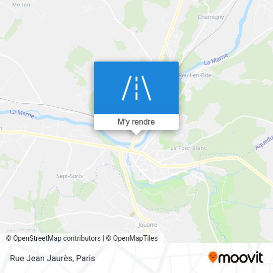 Rue Jean Jaurès plan