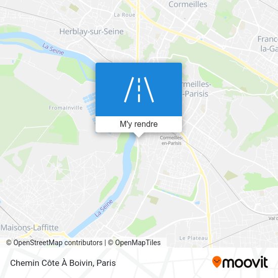 Chemin Côte À Boivin plan