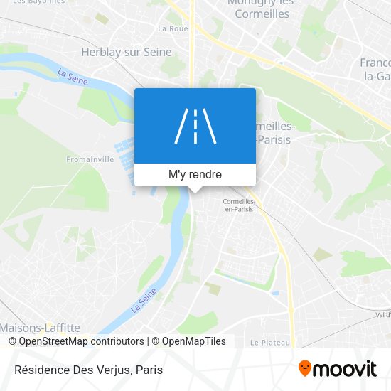 Résidence Des Verjus plan