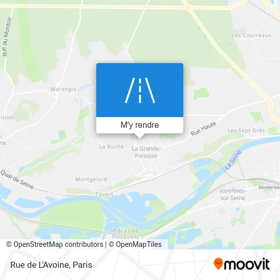 Rue de L'Avoine plan