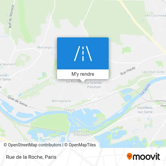 Rue de la Roche plan