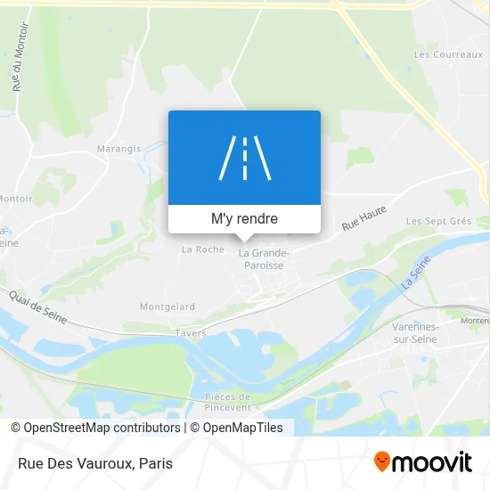 Rue Des Vauroux plan