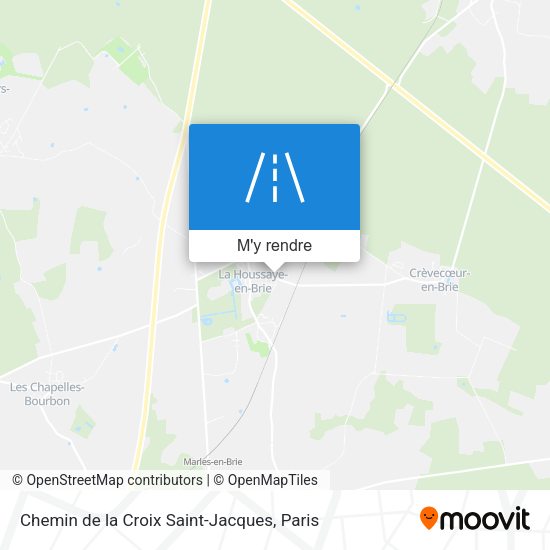 Chemin de la Croix Saint-Jacques plan