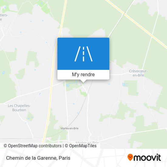 Chemin de la Garenne plan