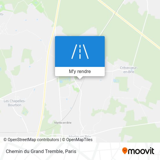 Chemin du Grand Tremble plan