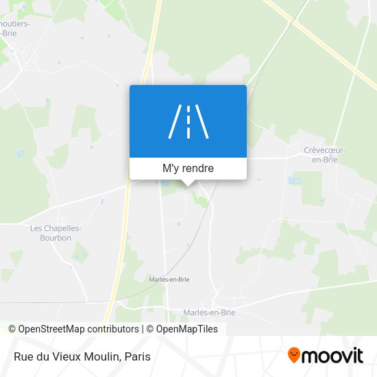 Rue du Vieux Moulin plan