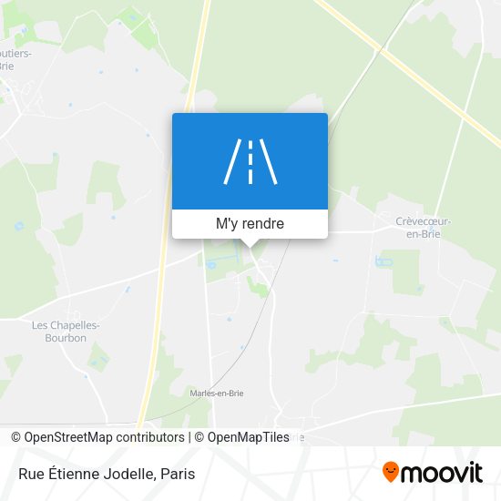 Rue Étienne Jodelle plan