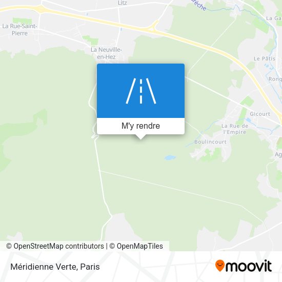 Méridienne Verte plan