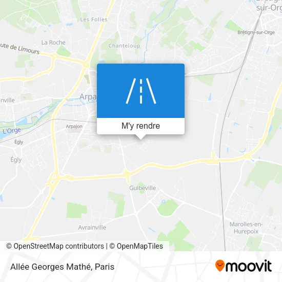Allée Georges Mathé plan
