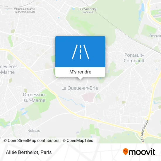 Allée Berthelot plan