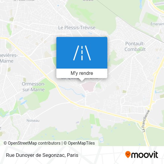 Rue Dunoyer de Segonzac plan