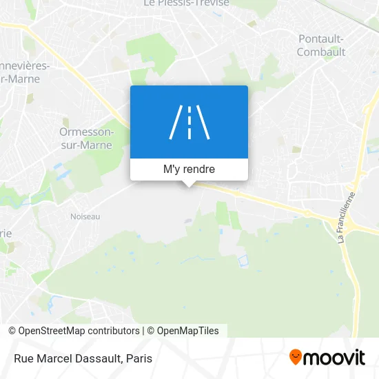 Rue Marcel Dassault plan