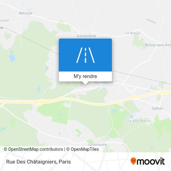 Rue Des Châtaigniers plan