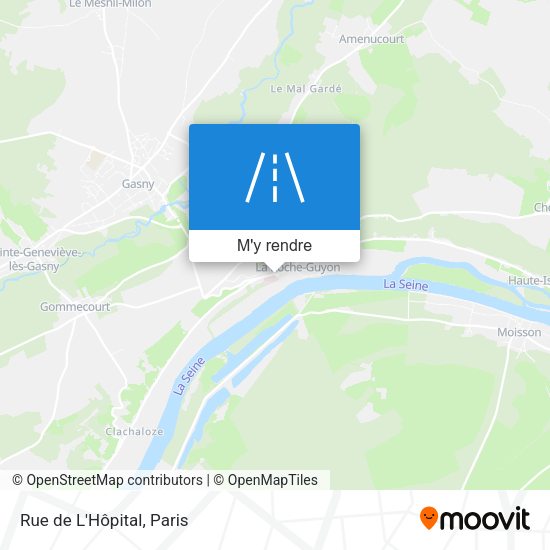 Rue de L'Hôpital plan
