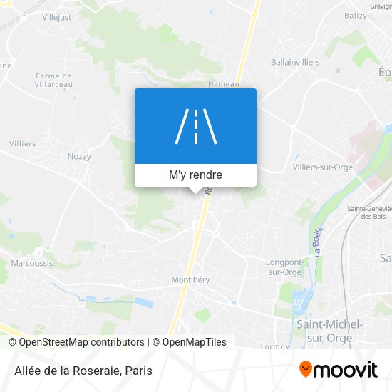 Allée de la Roseraie plan