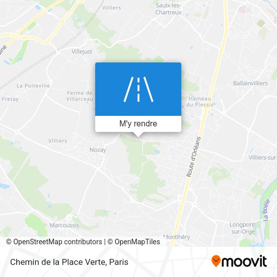 Chemin de la Place Verte plan