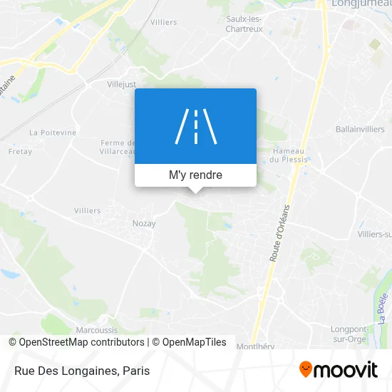 Rue Des Longaines plan