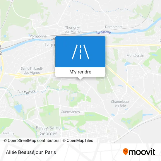 Allée Beauséjour plan