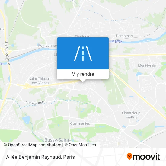 Allée Benjamin Raynaud plan