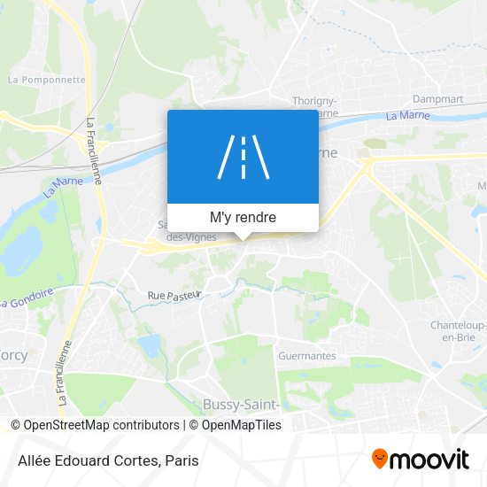 Allée Edouard Cortes plan