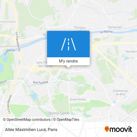 Allée Maximilien Lucé plan