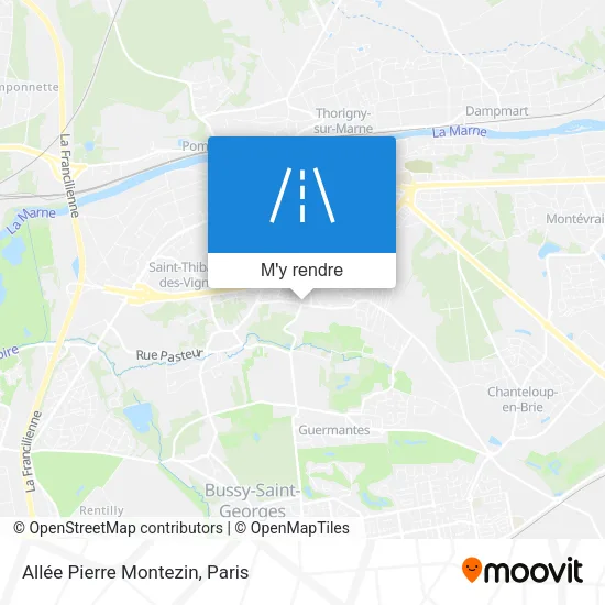Allée Pierre Montezin plan