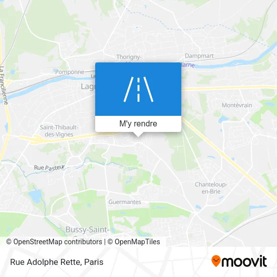 Rue Adolphe Rette plan