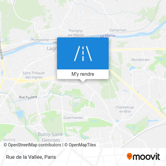 Rue de la Vallée plan