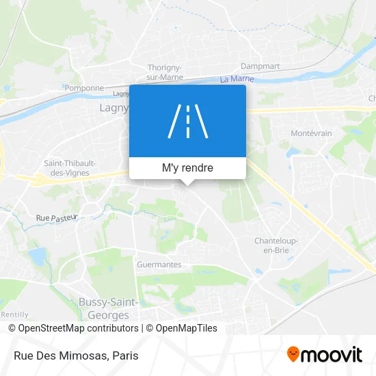 Rue Des Mimosas plan