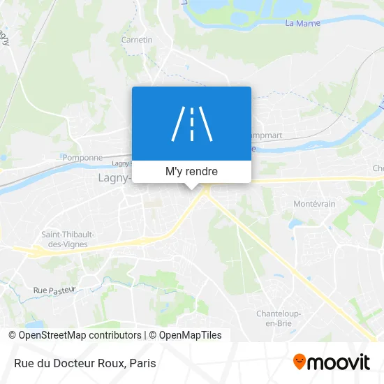 Rue du Docteur Roux plan