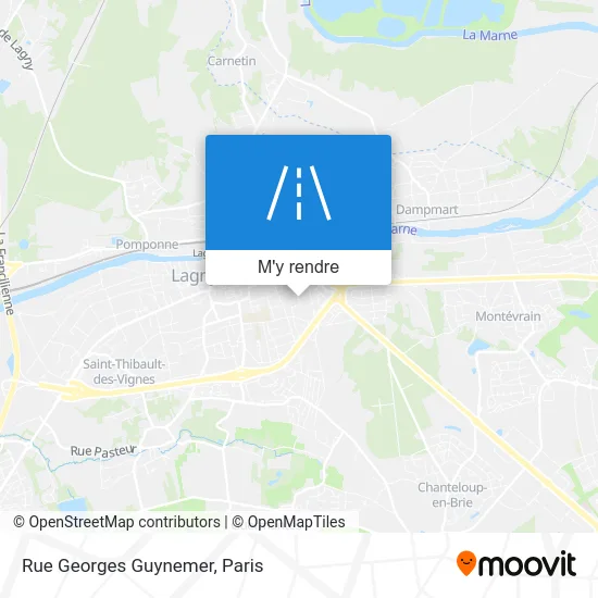 Rue Georges Guynemer plan