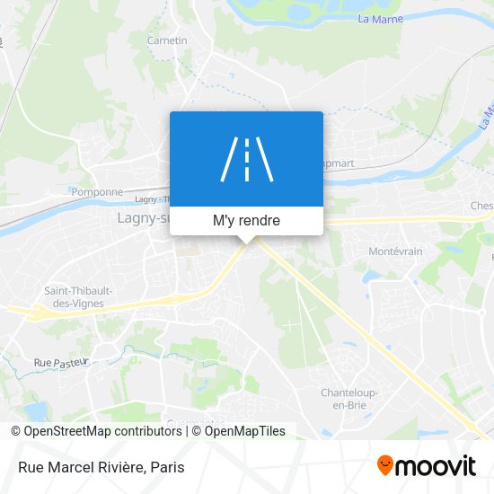 Rue Marcel Rivière plan