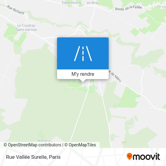 Rue Vallée Surelle plan